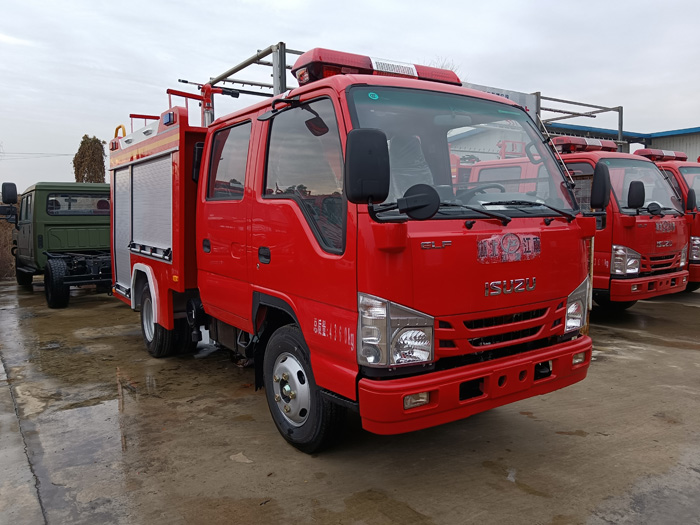 5噸消防灑水車廠家_糧庫重點防火單位消防車_1.5-3.5噸水罐消防車現車價格