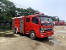 新款最新5噸泡沫消防車_東風凱普特雙排泡沫消防車廠家-參數-車輛實拍